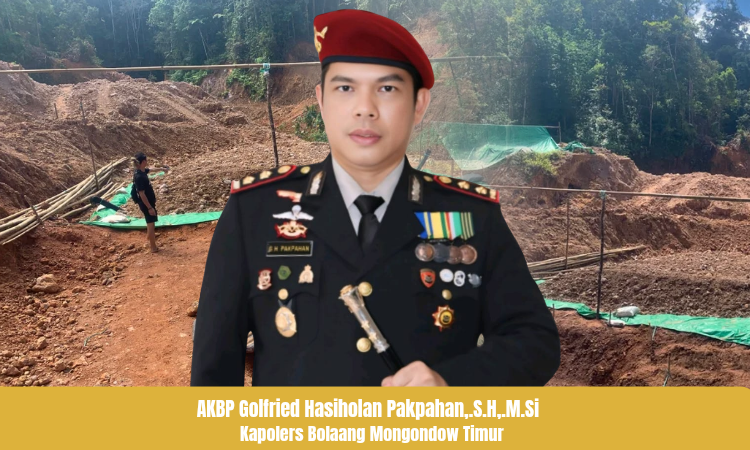 Kapolres Boltim, AKBP Golfried Hasiholan Pakpahan menegaskan penutupan PETI di Mintu, Atoga. Ia meminta pengelola dan penambang menghentikan seluruh aktivitas sebelum mengantongi izin resmi IPR dari pemerintah.