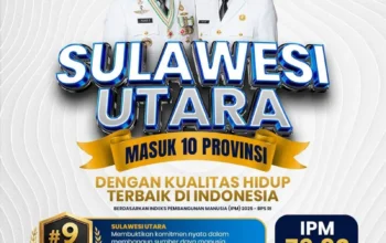 IPM Sulut Masuk 10 Besar Nasional, Tertinggi di Sulawesi 3 IPM Sulut Naik