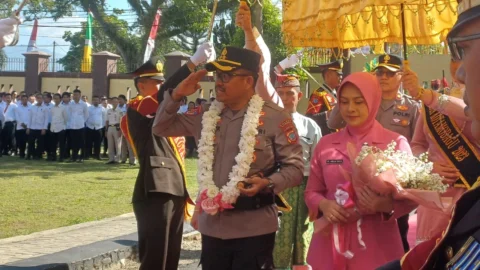 Kapolres Kotamobagu AKBP Abdul Kholik Resmi Bertugas