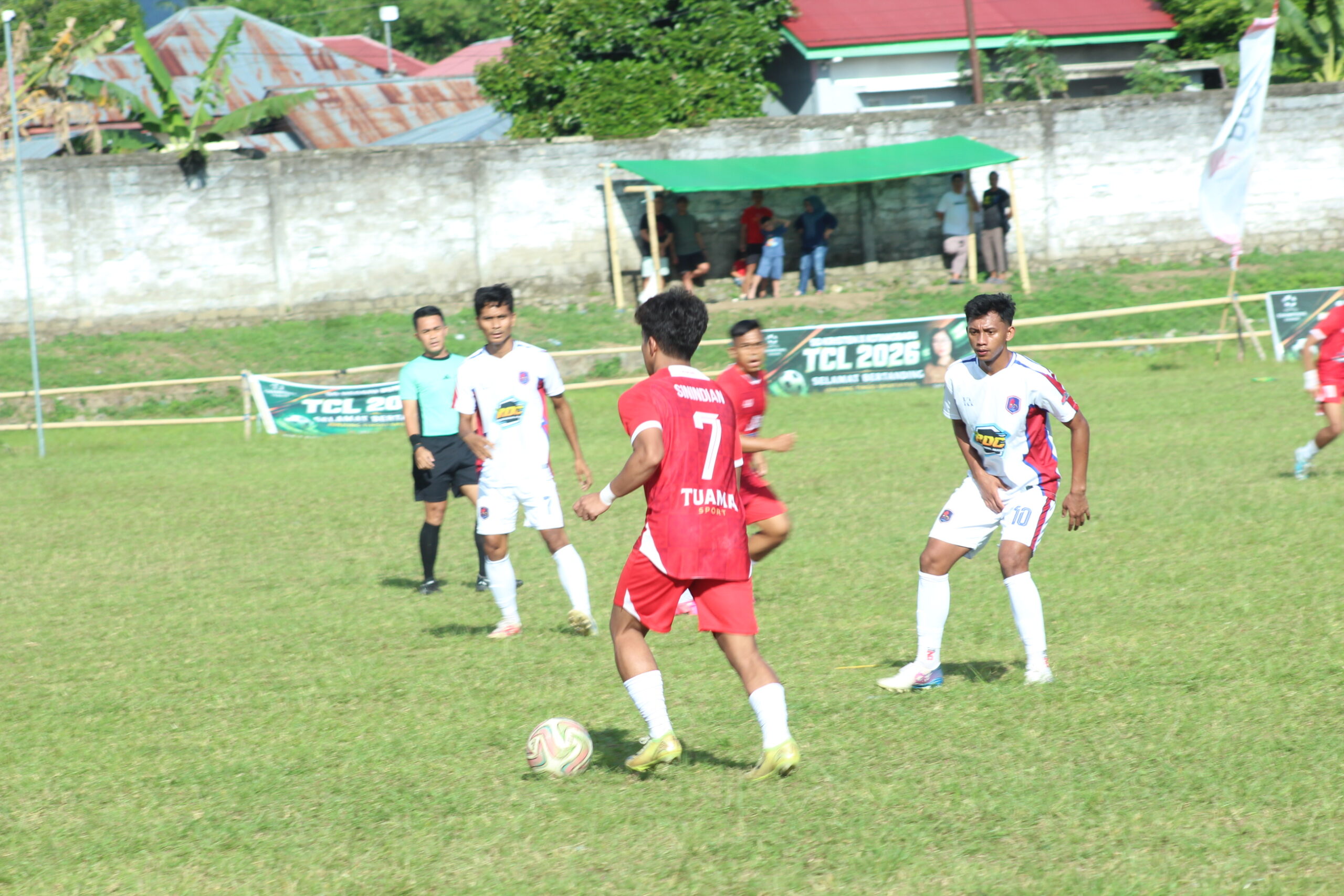 Laga Persin Sinindian melawan Bintang Muda Matali di Stadion Nunuk Matali, Rabu, 15 Juli 2026.