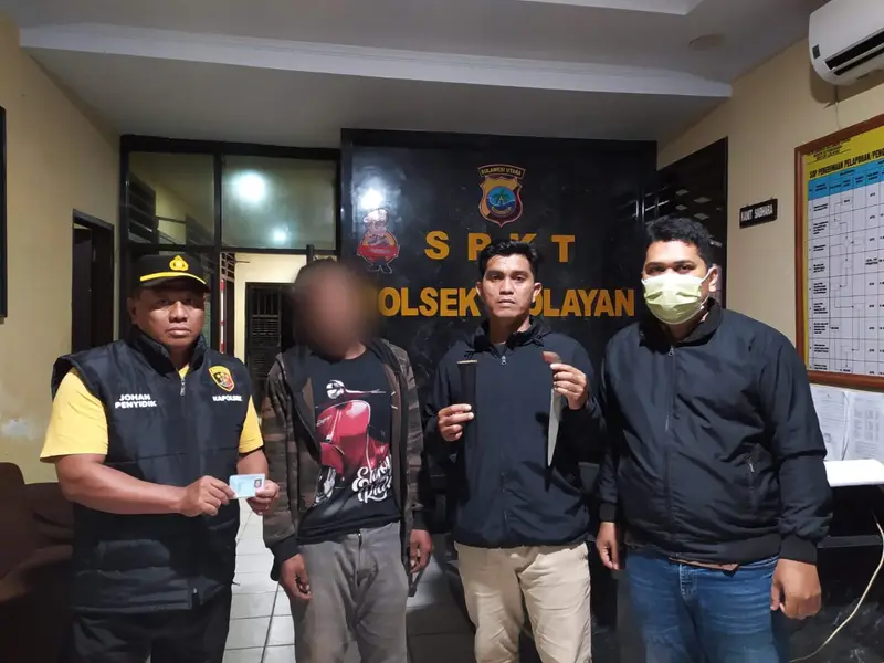 Polsek Lolayan amankan terduga pelaku kasus persetubuhan anak kandung di Desa Mopait