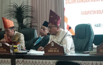 DPRD Bolsel Gelar Rapat Paripurna HUT ke-18 4 Suasana Rapat Paripurna DPRD Kabupaten Bolaang Mongondow Selatan dalam rangka memperingati HUT ke-18 daerah di perkantoran Panango, Kecamatan Bolaang Uki, Selasa, 22 Juli 2026.