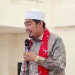 Ustaz Solmed saat memberikan dakwah dan Gerakan Sedekah Al-Qur'an di Masjid Islamic Center Bolsel, Desa Toluaya, Rabu, 29 Juli 2026. Foto: Diskominfo Bolsel