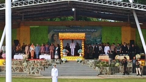 Pemkot Kotamobagu Gelar Upacara Peringatan Hari Otda dan Hari Kartini, Wali Kota Weny Gaib Bertindak Sebagai Irup