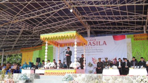 ‎Wali Kota Weny Gaib Pimpin Upacara Pemkot Kotamobagu Memperingati Hari Lahir Pancasila dan Harkitnas Tahun 2026