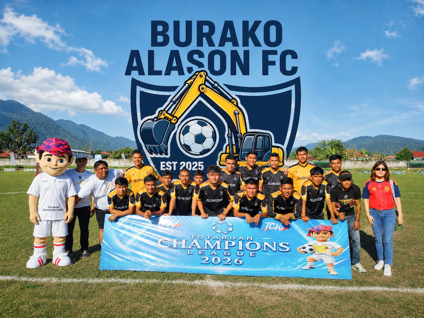 Squad Burako Alason FC, Tim dari Minahasa Utara