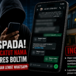 Modus penipuan WhatsApp yang mencatut namanya dan jajaran Polres Boltim.