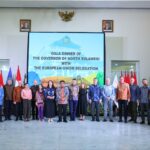 Gubernur Sulut Yulius Selvanus bersama Delegasi Uni Eropa dalam jamuan resmi di Wisma Negara Bumi Beringin, Manado, menegaskan komitmen bersama mendukung pembangunan berkelanjutan berbasis ekonomi biru.