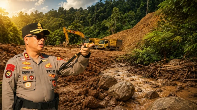 Aktivitas PETI di Mintu Boltim Picu Ancaman Banjir Bandang, Kapolres: Akan Ditutup 