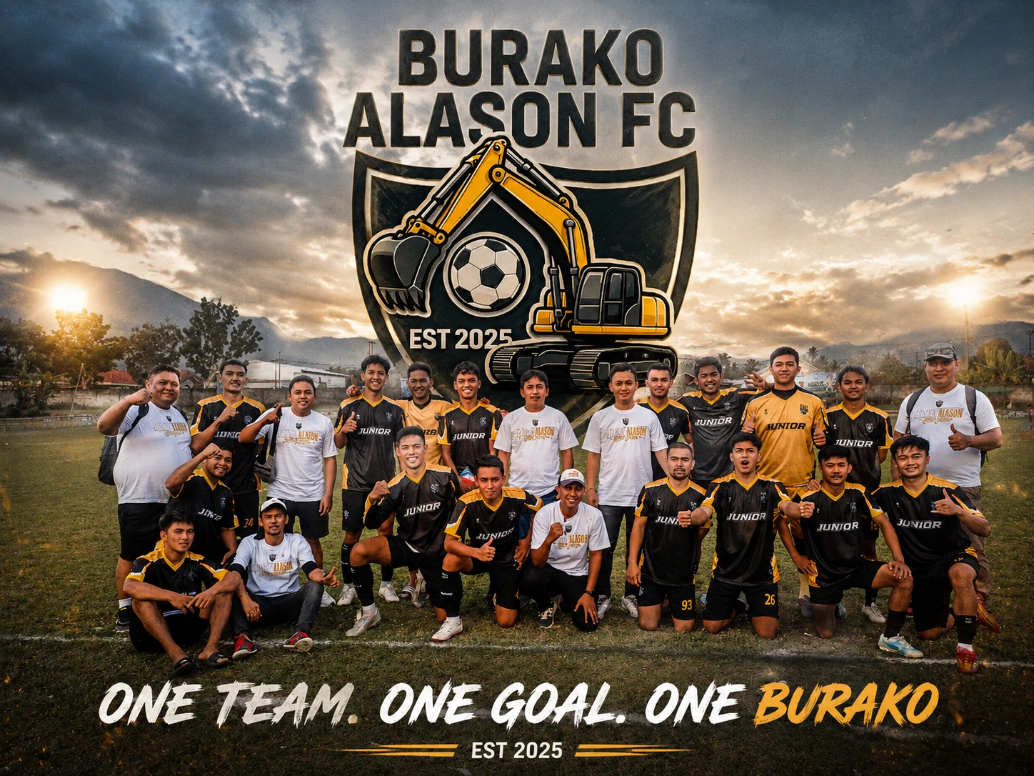 Squad Burako Alason FC di Turnamen Totabuan Champions League 2026