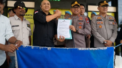 Kapolres Kotamobagu Terima Aspirasi PWI Soal Dugaan Pelecehan Profesi Wartawan  