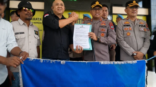 Kapolres Kotamobagu Terima Aspirasi PWI Soal Dugaan Pelecehan Profesi Wartawan  