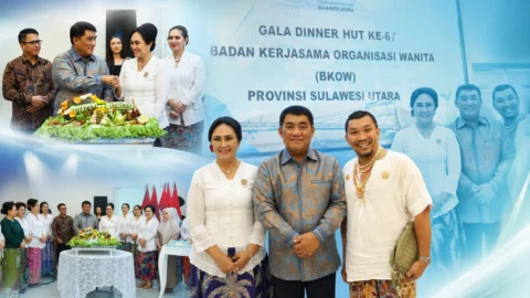 HUT ke-67 BKOW, Gubernur Yulius Dorong Peran Perempuan Sulut