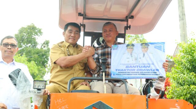 Perkuat Pangan Daerah, Gubernur Yulius Bantu Petani Minahasa