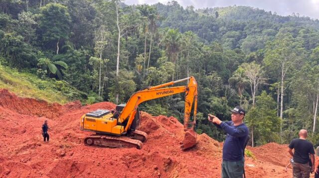 Tambang Emas Ilegal di Hutan Mobungayom Bolmong Digerebek, Dua Orang Jadi Tersangka