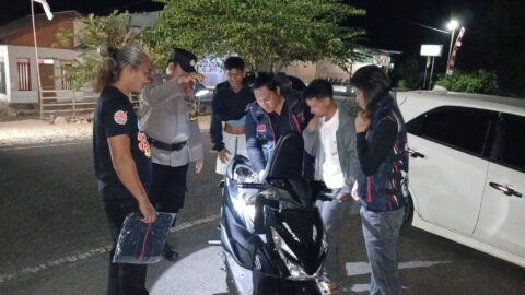 Tim URC Resmob Polres Bolmong Gelar Cipta Kondisi Jelang Pengucapan Syukur Dumoga Raya