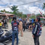 Tim URC Polres Bolmong melaksanakan patroli dan cipta kondisi dalam rangka pengamanan pelaksanaan Pengucapan Syukur di wilayah Dumoga Raya, Minggu, 23 Agustus 2026. Foto: Tim URC Polres Bolmong