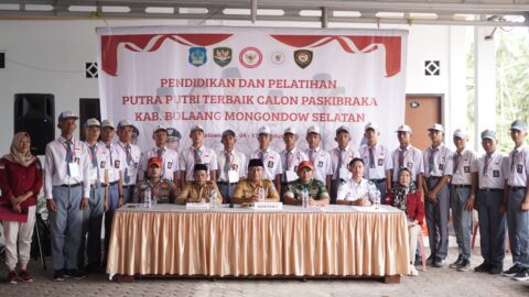 Jelang HUT RI Ke- 81, Sebanyak 33 Calon Paskibraka Bolsel Ikuti Pemusatan Diklat