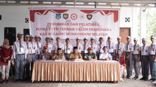 Jelang HUT RI Ke- 81, Sebanyak 33 Calon Paskibraka Bolsel Ikuti Pemusatan Diklat