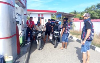 Kasat Reskrim AKP Hardi Perkuat Kamtibmas di Bolmong Lewat Patroli URC 2 Personel URC Sat Reskrim Polres Bolmong melaksanakan patroli mobile dan pengawasan aktivitas masyarakat serta penyaluran BBM di SPBU Tuyat, Sabtu 15 Agustus 2026.