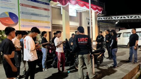 URC Resmob Polres Kotamobagu Patroli Cipta Kondisi hingga Dini Hari