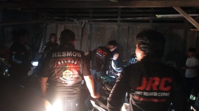 Tim URC Polres Kotamobagu Bubarkan Pemuda Miras di Gogagoman