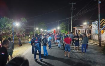 Tim URC Resmob Polres Bolmong menggelar patroli cipta kondisi dan menyambangi warga dalam rangka mengantisipasi gangguan kamtibmas, kejahatan jalanan, kepemilikan senjata tajam, balap liar, serta tawuran di wilayah hukum Polres Bolmong, Minggu, 30 Agustus 2026.