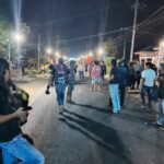 Personel Tim URC Resmob Polres Bolmong saat menggelar patroli cipta kondisi dan pemeriksaan sajam di wilayah Bolaang Mongondow, Senin, 31 Agustus 2026 dini hari. Foto: Tim URC Polres Bolmong