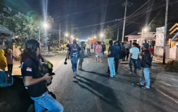 Antisipasi Begal, Tim URC Polres Bolmong Razia Sajam Malam Hari