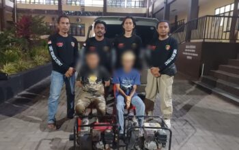 URC Polres Kotamobagu Tangkap Dua Terduga Pencuri Mesin Alkon di Singsingon, Ahmad Waafi: Keduanya Residivis