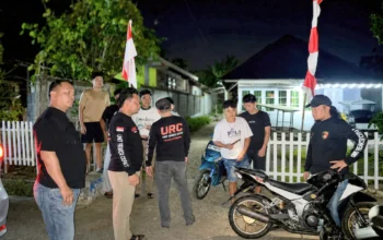 URC Polres Kotamobagu Patroli Malam Cegah Gangguan Kamtibmas 2 URC Sat Reskrim Polres Kotamobagu saat melaksanakan patroli mobile.