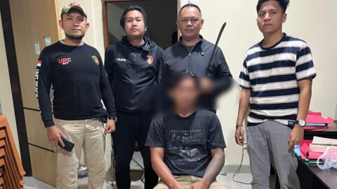 Tim URC Polres Kotamobagu Tangkap Pelaku Pengancaman di Kopandakan