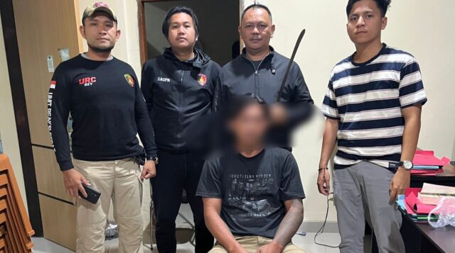 Tim URC Polres Kotamobagu Tangkap Pelaku Pengancaman di Kopandakan