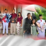 Yohanis Batara Randa bersama istri dan anak-anaknya. Putra mereka, Yosua Batara Randa, bertugas sebagai Paskibraka Kota Kotamobagu pada HUT ke-81 RI 2026, meneruskan jejak sang kakak, Theresia Natalia Batara Randa, yang menjadi Paskibraka pada 2025.