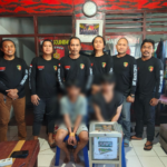 Tim Unit Reaksi Cepat (URC) Polres Kotamobagu mengamankan dua terduga pelaku pencurian kotak amal beserta barang bukti. Keduanya diamankan di Kelurahan Mogolaing, Kotamobagu Barat, Sabtu, 22 Agustus 2026. Foto: Humas Polres Kotamobagu