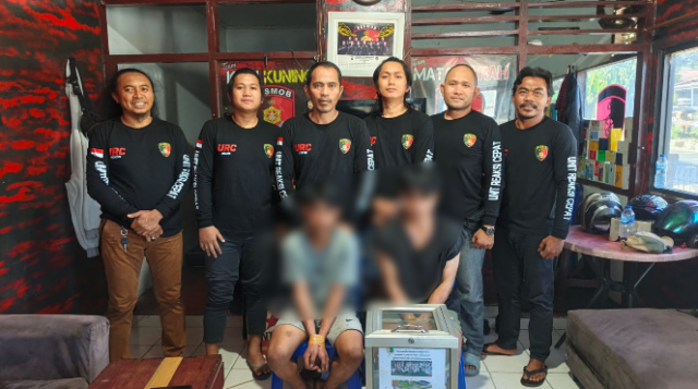 Diduga Tujuh Kali Curi Kotak Amal, Dua Pemuda Diciduk Tim URC Polres Kotamobagu