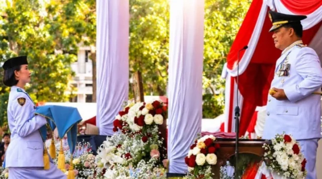 HUT ke-81 RI, Gubernur Yulius Tekankan Kemerdekaan dengan Kerja Nyata