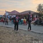 Personel URC Resmob Polres Bolmong memberikan imbauan kamtibmas kepada masyarakat saat melaksanakan patroli cipta kondisi di wilayah hukum Polres Bolmong, Sabtu, 19 September 2026, untuk mencegah gangguan keamanan dan menjaga situasi tetap kondusif.