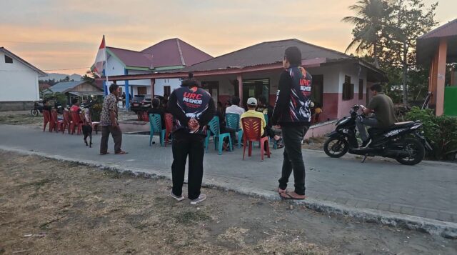 URC Polres Bolmong Gencarkan Patroli Cipta Kondisi hingga Malam Hari