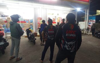 Tim URC Resmob Polres Bolmong melaksanakan patroli malam dan menyambangi sejumlah lokasi tongkrongan dalam rangka menciptakan situasi kamtibmas yang aman dan kondusif, Rabu 2 September 2026.