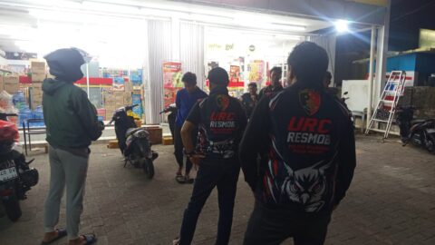 Patroli URC Polres Bolmong Sasar Tongkrongan Malam