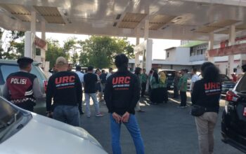 Cegah Penimbunan BBM Tim URC Polres Kotamobagu Awasi Distribusi di SPBU