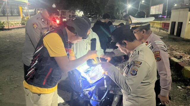 URC Polres Bolmong Gelar Razia Sajam Cegah Tarkam dan Kejahatan