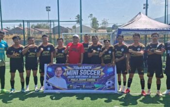 Jurnalis Polres Kotamobagu Lolos Final Piala Bupati Minut Usai Tumbangkan Bitung 2-1
