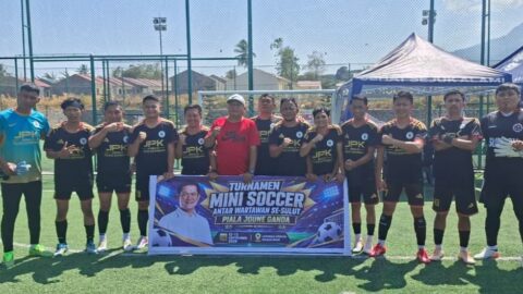 Jurnalis Polres Kotamobagu Lolos Final Piala Bupati Minut Usai Tumbangkan Bitung 2-1