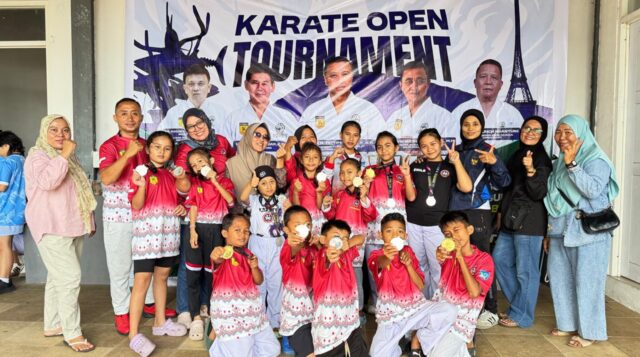 Karateka Bolsel Borong 18 Medali di Kajati Sulut Cup V