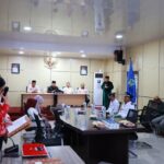 Sekda Bolsel Marzanzius A. Ohy melantik Muhammad Kamaru sebagai Penjabat (Pj) Sangadi Desa Lion, Kecamatan Posigadan, mewakili Bupati Iskandar Kamaru, di Ruang Berkah Kantor Bupati Bolsel, 17 September 2026.