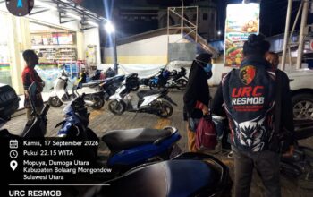 URC Polres Bolmong Gencarkan Patroli Kamtibmas