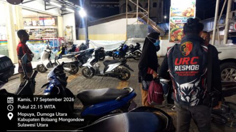 URC Polres Bolmong Gencarkan Patroli Kamtibmas