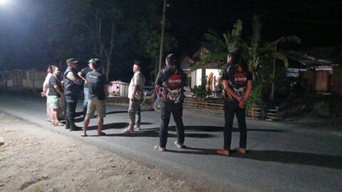 URC Polres Bolmong Patroli Malam di Mogoyunggung, Cegah Balap Liar dan Tawuran